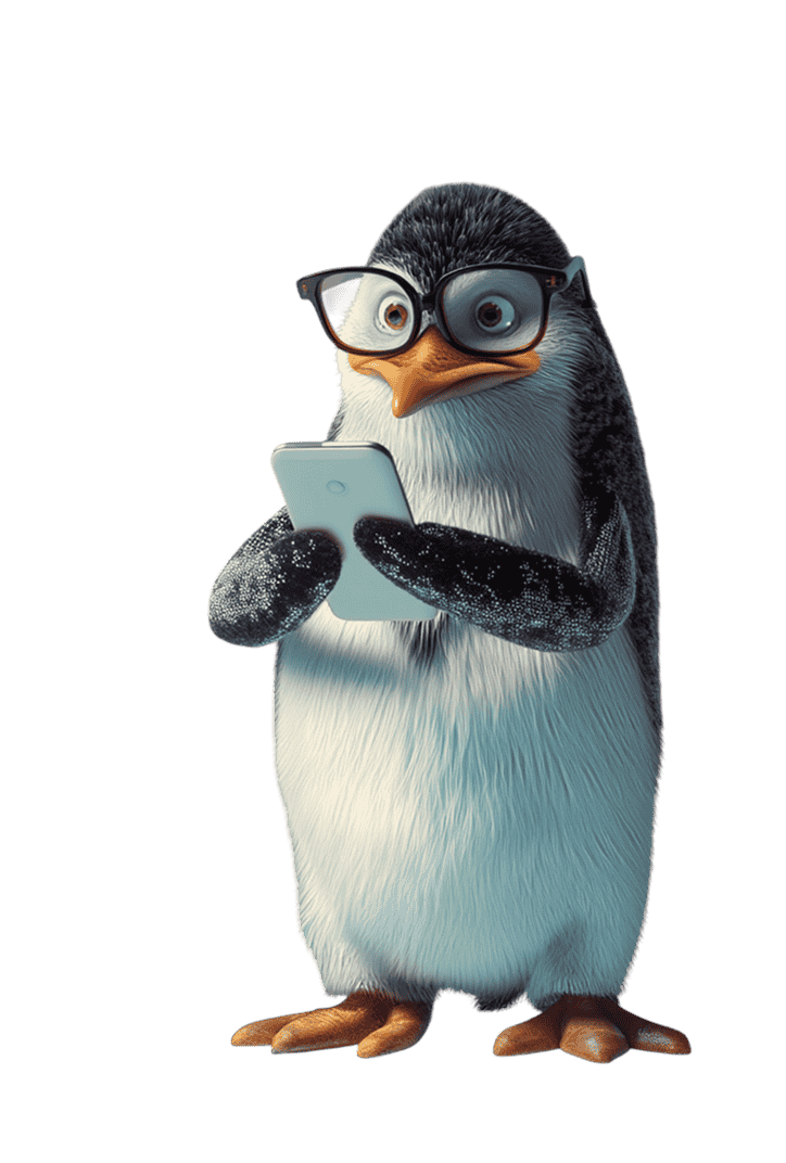 brand penguin mascot